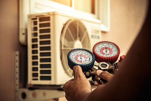 Professional Air Conditioning Service technician working in Liberty, SC